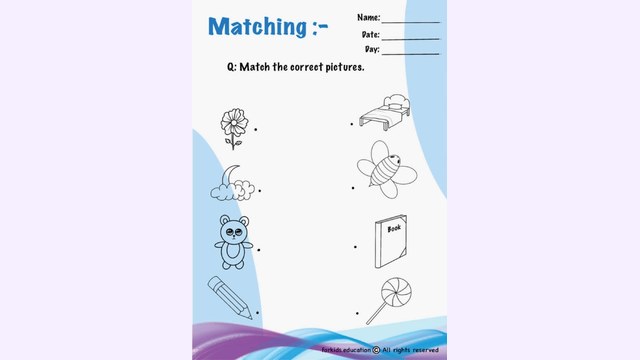 Preview of Picture Matching Printable | Free Download