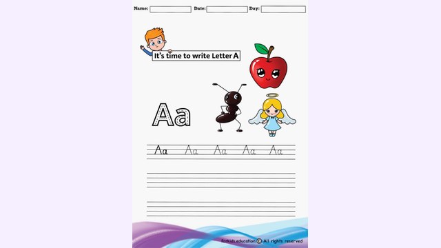 Preview of Trace And Write Letter "A" | Free PDF Printable