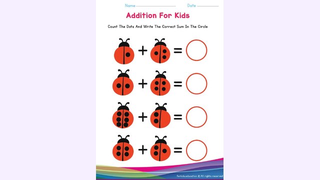Preview of Count The Dots | Addition Worksheet