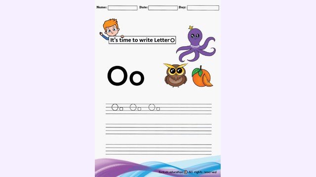 Preview of Trace And Write Letter "O" | Free PDF Printable