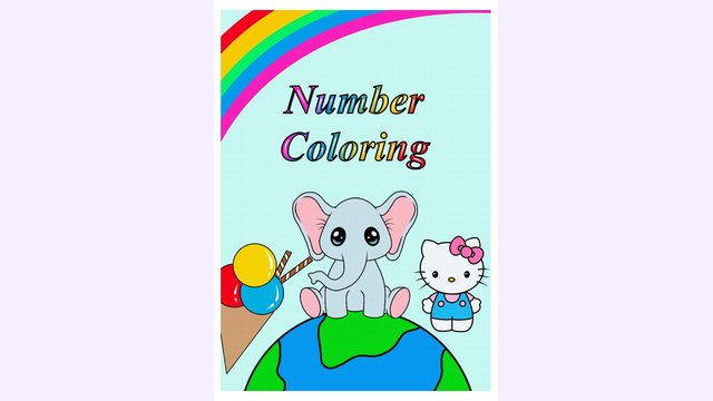 Preview of Kindergarten Free Coloring By Numbers PDF