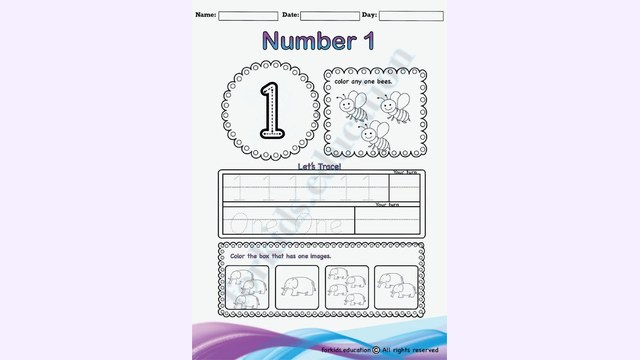 Preview of Tracing Numbers For Preschoolers