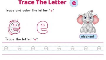 lowercase_letter_e_tracing_worksheets