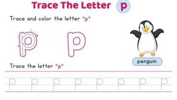 lowercase_letter_p_tracing_worksheets