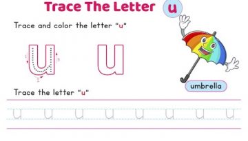 lowercase_letter_u_tracing_worksheets