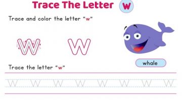 lowercase_letter_w_tracing_worksheets