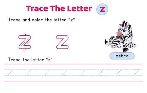 lowercase_letter_z_tracing_worksheets