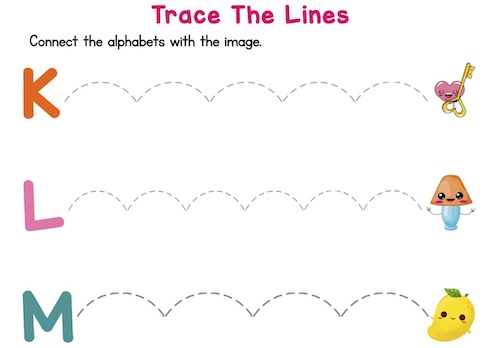 trace_the_dotted_lines_prekindergarten_worksheets_K_to_O