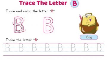 uppercase_letter_B_tracing_worksheets