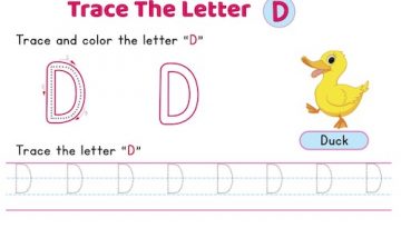 uppercase_letter_D_tracing_worksheets