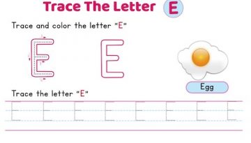 uppercase_letter_E_tracing_worksheets