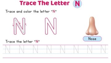 uppercase_letter_N_tracing_worksheets