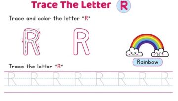 uppercase_letter_R_tracing_worksheets