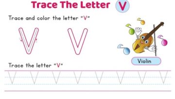 uppercase_letter_V_tracing_worksheets