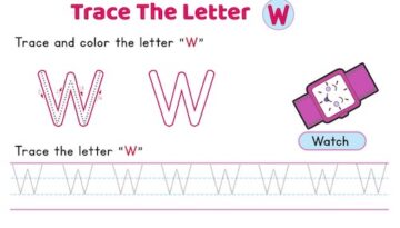 uppercase_letter_W_tracing_worksheets