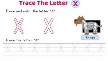 uppercase_letter_X_tracing_worksheets