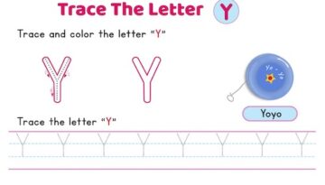 uppercase_letter_Y_tracing_worksheets