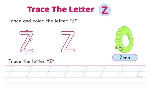 uppercase_letter_Z_tracing_worksheets