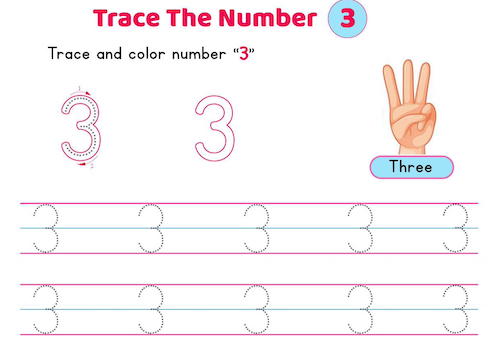 number_3_tracing_worksheets