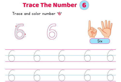 number_6_tracing_worksheets