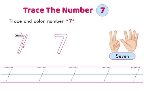 number_7_tracing_worksheets