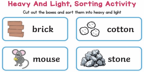 heavy-and-light-sorting-activity