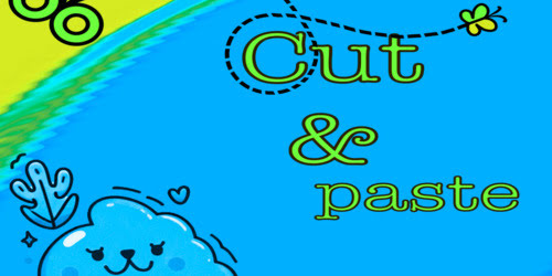 Cut And Paste Kindergarten Activity Book | Free PDF Printable