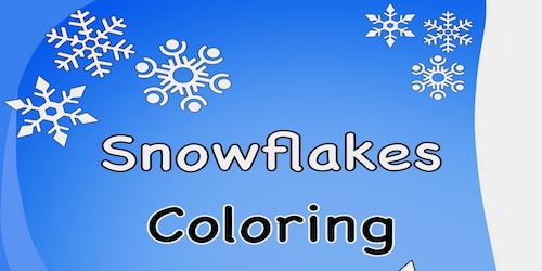 Snow-flakes-coloring-book