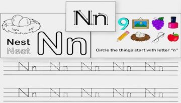 Letter-n-activity-sheet