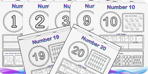 tracing-numbers-1-20